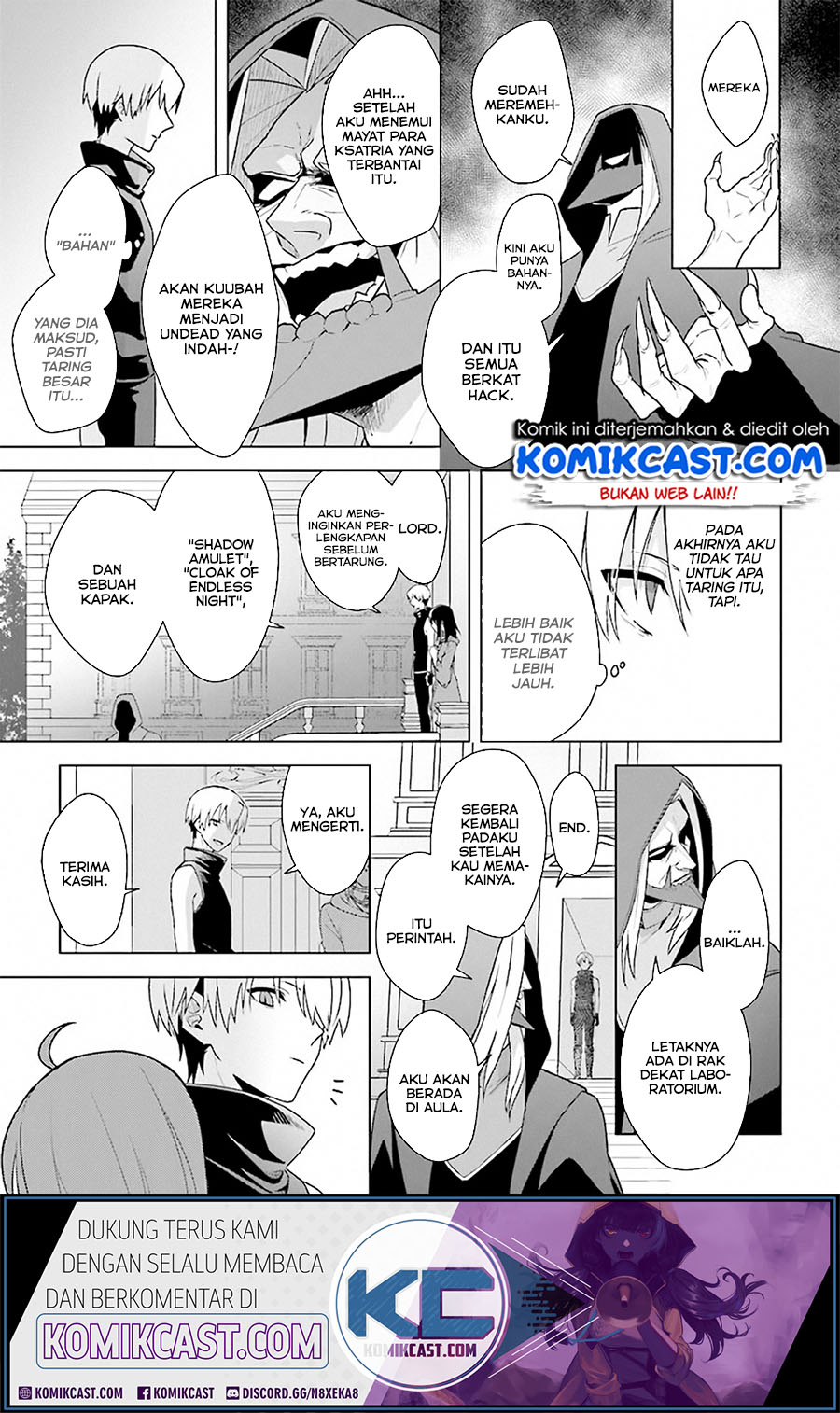 The Undead Lord of the Palace of Darkness Chapter 08 Bahasa Indonesia